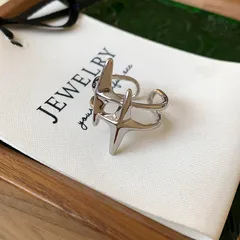 Elegant Simple Style Streetwear Star Alloy Plating Women's Open Rings