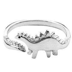 Alloy Dinosaur Unisex Open Rings