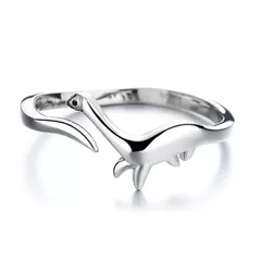 Alloy Dinosaur Unisex Open Rings 4