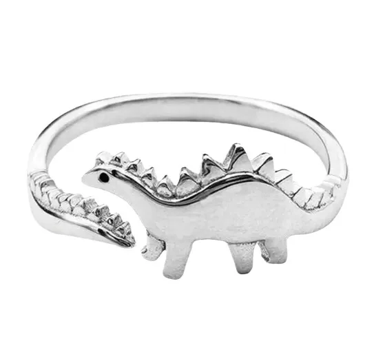 Alloy Dinosaur Unisex Open Rings 5