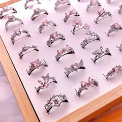 Natural Candy Colored Tourmaline Ring Beautiful Fashionable Simple Living Mouth Design Ring Women's Drop Earrings Copper Alloy 2