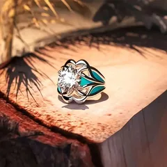 New  Alloy Rings Popular Selling Finger Rings Women's Rings Vintage Exaggerated Simple Personality Female Style 2