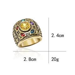 Fashion Geometric Unisex Alloy Ring With Artificial Gemstones Featuring Electroplated Design, Ideal For Travel 5