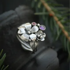 New  Oversized Personality Women's Ring Geometric Pattern Alloy Fashion OL Style Finger Ring 2
