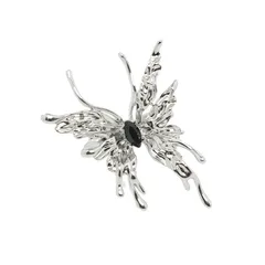 Niche Design Sense Advanced Sense Liquid Butterfly Open Ring Female Student  Trendy Cold Style Personalized Finger Ring 3