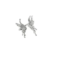 Niche Design Sense Advanced Sense Liquid Butterfly Open Ring Female Student  Trendy Cold Style Personalized Finger Ring 5