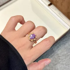 Oval Copper Ring For Women With Electroplated Gold Plating And Zircon Inlay, Elegant Gold Tone Jewelry