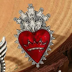 Personality Retro Gothic Skull Cross High-End Heart Pendant Alloy Rhinestone Silver-Plated Open Ring For Women Halloween Novelty Design 4