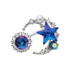 Sweet Purple Butterfly Open Ring For Women In Alloy With Zircon Inlay, Featuring Electroplated Finish 5