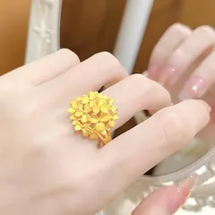 Retro Alloy Flowers Ring For Women Featuring Elegant Design And Vintage Charm