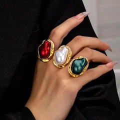 Retro Baroque Style Irregular Alloy Women's Rings