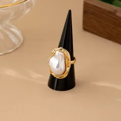 Retro Baroque Style Irregular Alloy Women's Rings 4