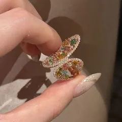Retro Butterfly Ring For Unisex Featuring Electroplated Alloy Material 3