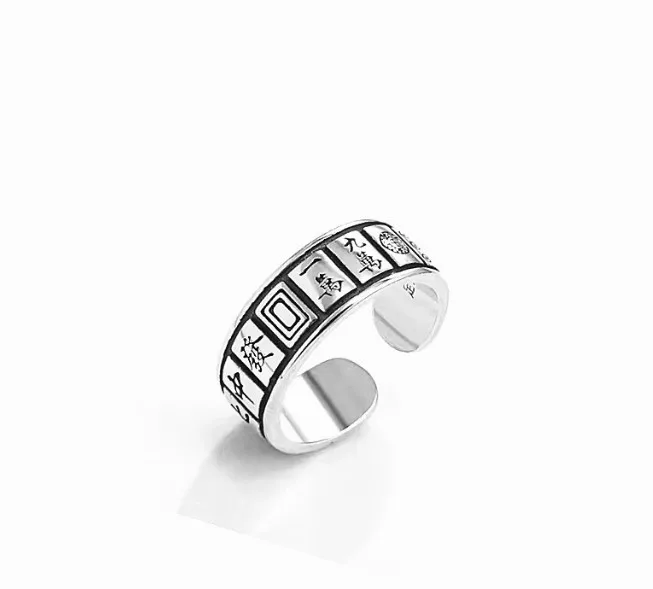 For Open Rings Retro Zinc Alloy Unisex Electroplated Ring With Artificial Gemstones 4