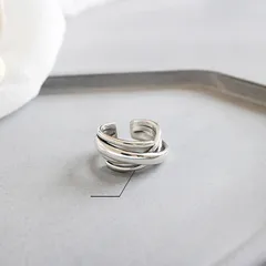 Retro Copper Knot Ring For Women Featuring Weave Craft Design 3
