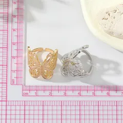 Fashion Gold Alloy Animal Ring For Women Featuring Electroplated Design 2