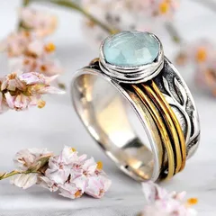 Retro Alloy Ring For Animal Zodiac Featuring Inlay Artificial Gemstones, 1 Piece, Detailed Design