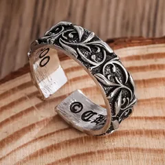 Retro Heart Shape Ring For Unisex Featuring Antique Silver Plated Electroplated Alloy In Silver