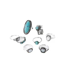 Fashion Leaf Ring For Women In Alloy Material Featuring Electroplated Design 5