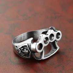 Retro Irregular Zinc Alloy Ring For Unisex Featuring Electroplated Finish 4