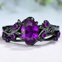 Retro Rose Ring For Unisex Featuring Electroplated Alloy With July Birthstone Ruby In Red 3