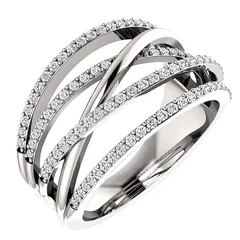 Retro Unisex Alloy Knot Ring For Everyday Wear Featuring Electroplated Finish And Rhinestone Inlay