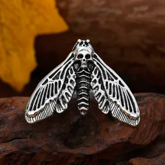 Roman Style Animal Ring For Women In Antique Silver Plated Alloy With 0.03µm-0.05µm Plating Thickness, 1 PCS Package 5