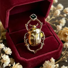 Roman Style Animal Ring For Women With Bronze Plating 0.03µm-0.05µm And Turquoise Inlay, 1 PCS Package 5