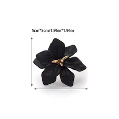 Romantic Sweet Artistic Flower 304 Stainless Steel Arylic Plating 14K Gold Plated Women's Open Rings 3