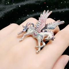 Romantic  Open Ring For Women, 1 PCS Package, Alloy With KC Golden Plated Coating 0.03µm-0.05µm 3