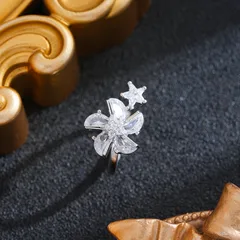 Rotatable Windmill Fidget Ring For Women In Titanium Steel With 18K Real Gold Plated PVD Coating 3