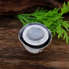 Round Adjustable Ring For Women In Rose Red Zinc Alloy Featuring Enamel Craftsmanship 4
