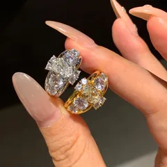 Round Copper Ring For Women With Electroplated Gold Plating And Zircon Inlay, Elegant Gold Color