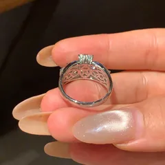 Round Copper Ring For Women With Electroplated Gold Plating And Zircon Inlay, Elegant Gold Color 4