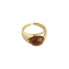 Round Enamel Copper Ring For Women With Multicolor Zircon Inlay 5
