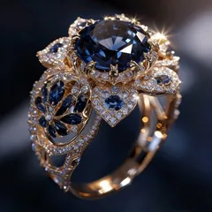 Round Gold Alloy Ring For Women Featuring Zircon Inlay, Elegant And Stylish Jewelry