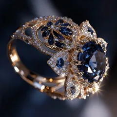 Round Gold Alloy Ring For Women Featuring Zircon Inlay, Elegant And Stylish Jewelry 2