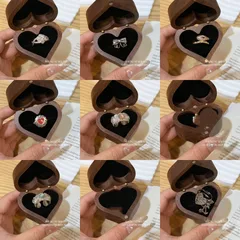 Round Open Ring For Unisex Featuring New Style Design In Alloy Material With Electroplated Finish And Rhinestone Inlay