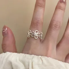 Round Open Ring For Women In Alloy With Electroplated Gold Finish, 0.03µm Coating Thickness, Featuring Stone Texture 2