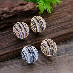 Round Rose Red Enamel Ring For Women In Zinc Alloy