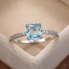 Shiny Zircon Ring For Women Featuring Inlay Design, 1 Piece 4