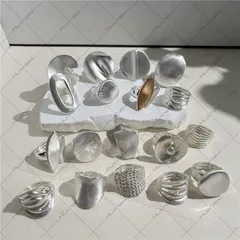 Silver Alloy Rings For Elegant Style And Everyday Wear 2