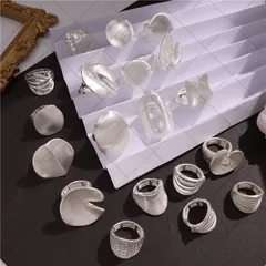 Silver Alloy Rings For Elegant Style And Everyday Wear 4