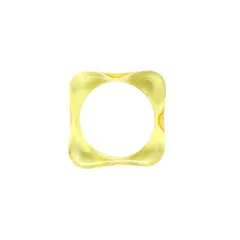 Solid Color Lake Blue Ring For Women In One Size, Featuring IG Style Design 5
