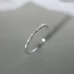 Simple Style Gold Band Ring For Women In Copper With Zircon Inlay Featuring Electroplated Finish 2