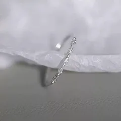 Simple Style Gold Band Ring For Women In Copper With Zircon Inlay Featuring Electroplated Finish 4