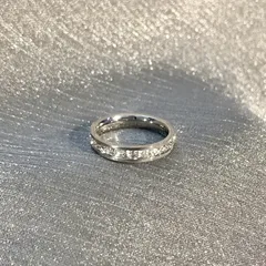 Simple Style Round Band Ring For Women In Silver Copper With Zircon Inlay