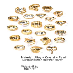 Simple Style Classic Style Geometric Alloy Women's Open Rings Rings 2