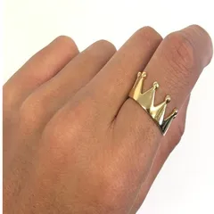 Simple Style Crown Alloy Unisex Rings 2