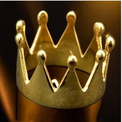Simple Style Crown Alloy Unisex Rings 3